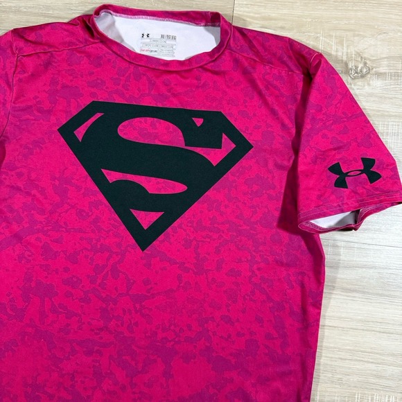 Under Armour DC Comics Superman Compression Shirt Men XL Alter Ego Gym Training - Picture 1 of 6